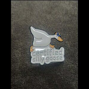 Certified Silly Goose Enamel Pin